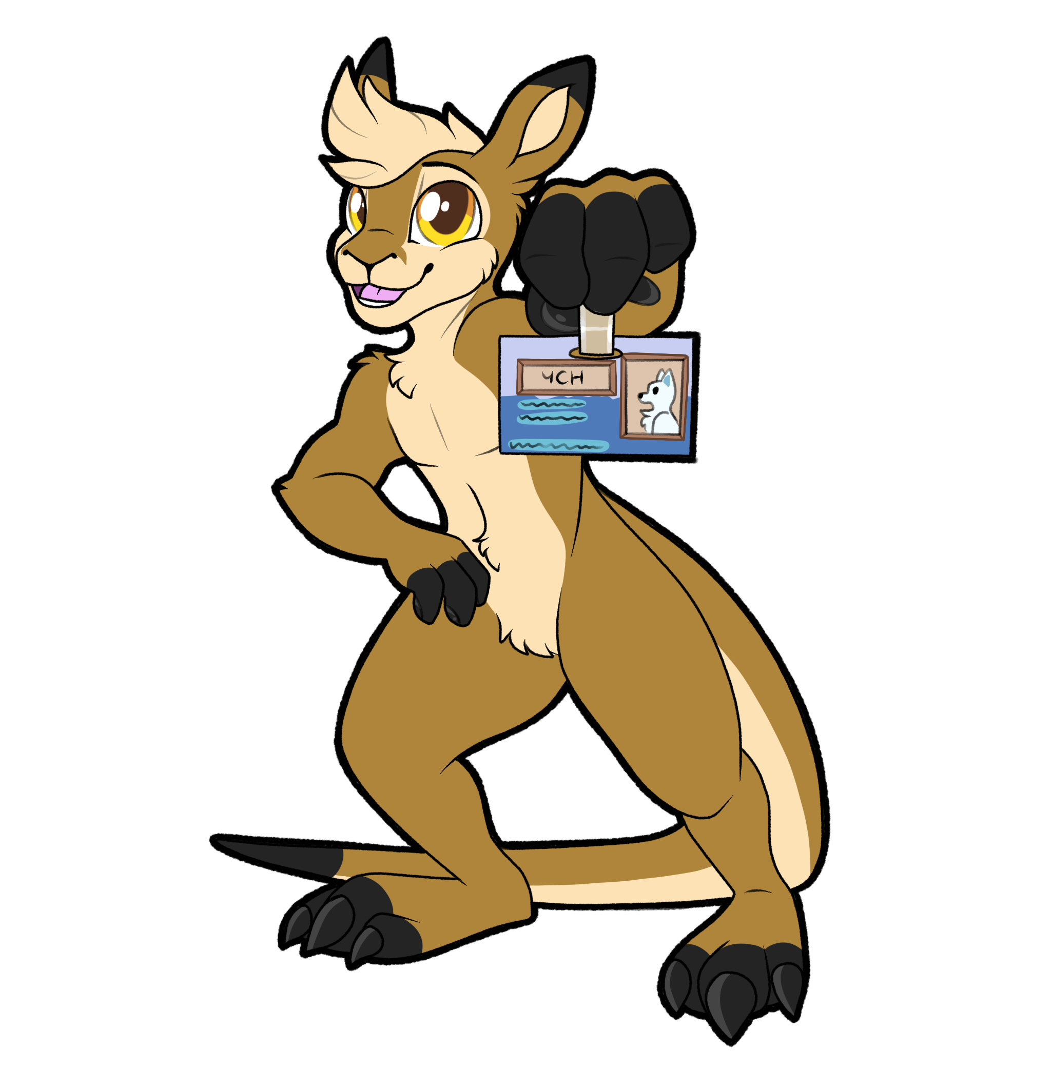 DuRoo presenting his con badge for verification