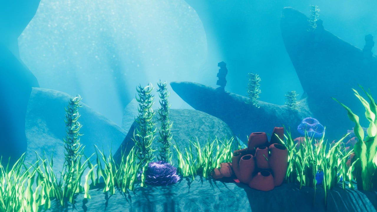 Screenshot of a themed world in VRChat