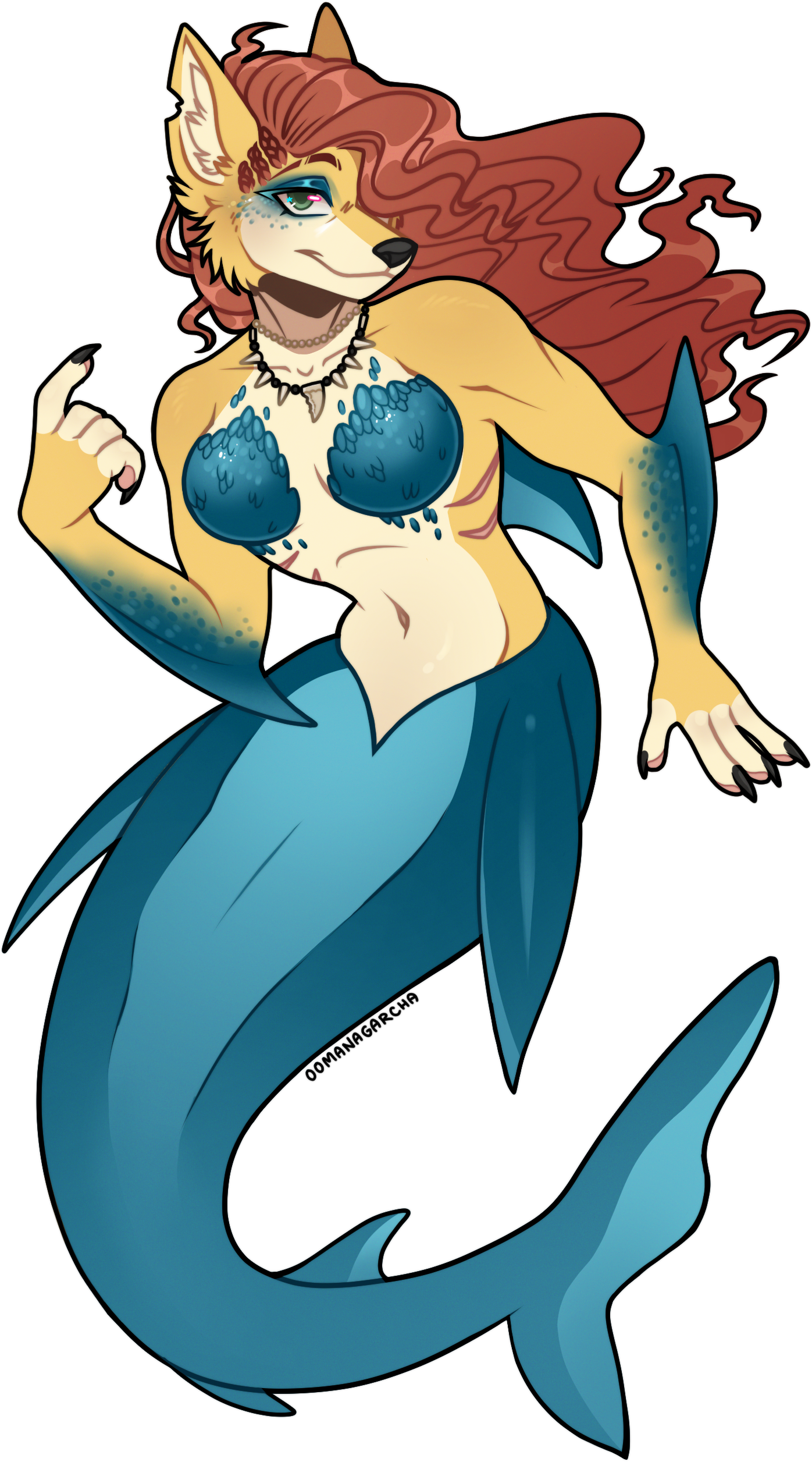FurDU Mermaid Mascot